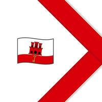 Gibraltar drapeau abstrait Contexte conception modèle. Gibraltar indépendance journée bannière social médias poste. Gibraltar dessin animé vecteur