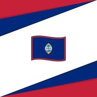 Guam drapeau abstrait Contexte conception modèle. Guam indépendance journée bannière social médias poste. Guam conception vecteur