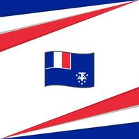 français du sud et antarctique terres drapeau abstrait Contexte conception modèle. français du sud et antarctique terres indépendance journée bannière social médias poste. conception vecteur