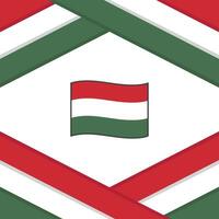Hongrie drapeau abstrait Contexte conception modèle. Hongrie indépendance journée bannière social médias poste. Hongrie modèle vecteur