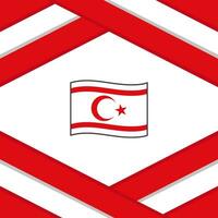nord Chypre drapeau abstrait Contexte conception modèle. nord Chypre indépendance journée bannière social médias poste. nord Chypre modèle vecteur