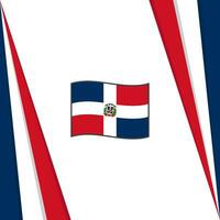 dominicain république drapeau abstrait Contexte conception modèle. dominicain république indépendance journée bannière social médias poste. dominicain république drapeau vecteur