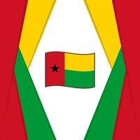 guinée-bissau drapeau abstrait Contexte conception modèle. guinée-bissau indépendance journée bannière social médias poste. guinée-bissau Contexte vecteur