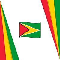 Guyane drapeau abstrait Contexte conception modèle. Guyane indépendance journée bannière social médias poste. Guyane drapeau vecteur