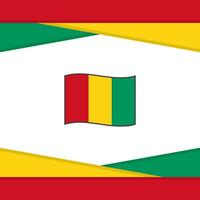 Guinée drapeau abstrait Contexte conception modèle. Guinée indépendance journée bannière social médias poste. Guinée vecteur