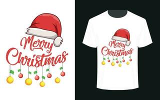 conception de t-shirt de noël. texte vectoriel joyeux Noël. conception créative de t-shirt de noël. Noël.