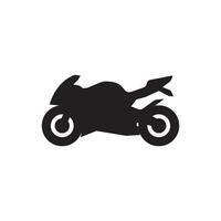 moto icône vecteur conception illustration logo modèle