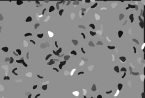 argent clair, texture vectorielle grise avec des formes aléatoires. vecteur