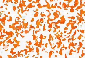 toile de fond vecteur orange clair avec des formes abstraites.
