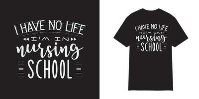 je avoir non la vie je suis dans allaitement école T-shirt conception, infirmière sublimation png, libre, noir histoire png, Couper des dossiers pour cricut, silhouette, typographie infirmière vecteur, infirmière t chemise conception vecteur