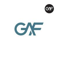 lettre gaffe monogramme logo conception vecteur