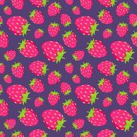 motif de fraise sans soudure vecteur