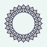islamique conception cercle Contexte avec Maroc ornement modèle vecteur