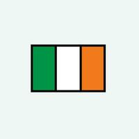 icône de drapeau de l'Irlande vecteur