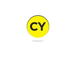 unique cy logo icône, Créatif cy lettre logo vecteur