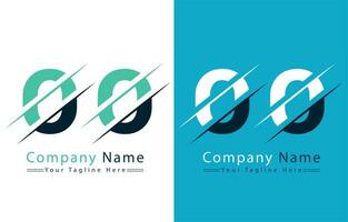 oh lettre logo conception concept. vecteur logo illustration