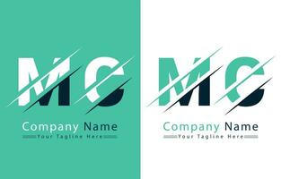 mc lettre logo conception modèle. vecteur logo illustration