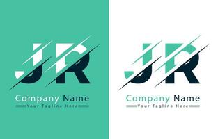 jr lettre logo vecteur conception concept éléments