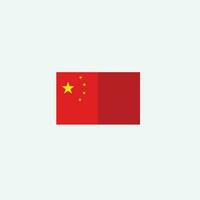 icône du drapeau de la chine vecteur