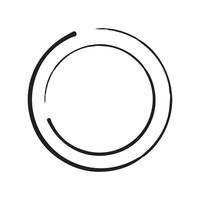 cercle charge icône élément logo vecteur