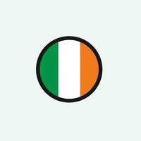 icône de drapeau de l'Irlande vecteur