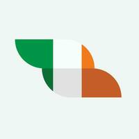 icône de drapeau de l'Irlande vecteur