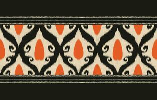 ethnique abstrait ikat art. aztèque ornement imprimer. géométrique ethnique modèle sans couture Couleur Oriental. conception pour Contexte ,rideau, tapis, fond d'écran, vêtements, emballage, batique, vecteur illustration.