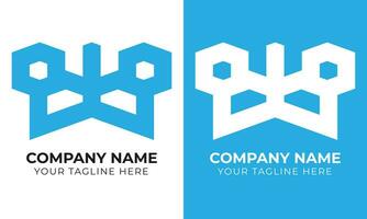 Créatif entreprise moderne minimal monogramme abstrait affaires logo conception modèle gratuit modèle vecteur