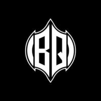 bq lettre logo. bq Créatif monogramme initiales lettre logo concept. bq unique moderne plat abstrait vecteur lettre logo conception.