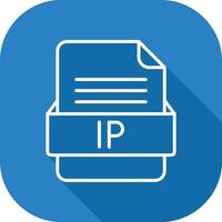 ip fichier format vecteur icône