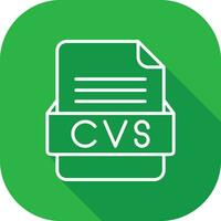 CV fichier format vecteur icône