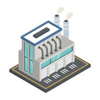 secteur manufacturier et zone vecteur