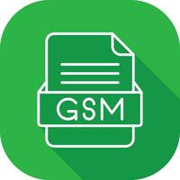 gsm fichier format vecteur icône