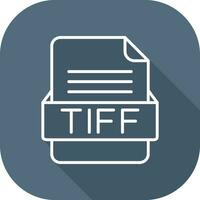 tiff fichier format vecteur icône