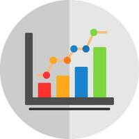 analyse comparative vecteur icône conception