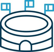 conception d'icône de vecteur de stade