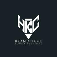 hkc lettre logo. hkc Créatif monogramme initiales lettre logo concept. hkc unique moderne plat abstrait vecteur lettre logo conception.