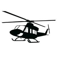 hélicoptère air transport silhouette vecteur conception
