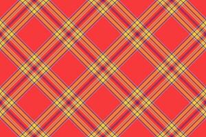 vérifier Contexte tartan de plaid en tissu sans couture avec une textile modèle texture vecteur. vecteur