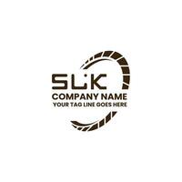 slk lettre logo vecteur conception, slk Facile et moderne logo. slk luxueux alphabet conception