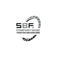 sbf lettre logo vecteur conception, sbf Facile et moderne logo. sbf luxueux alphabet conception