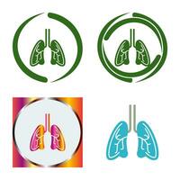 icône de vecteur de poumons