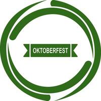 icône de vecteur de bannière oktoberfest