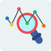 icône de vecteur d'analyse de données