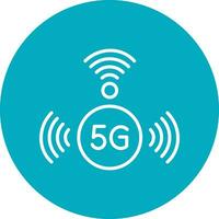 icône de vecteur 5g