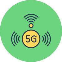 icône de vecteur 5g