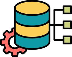 icône de vecteur de base de données