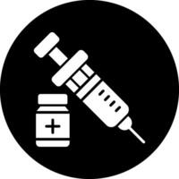 icône de vecteur de vaccin