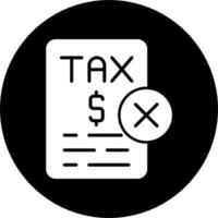 les taxes vecteur icône