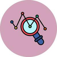 icône de vecteur d'analyse de données